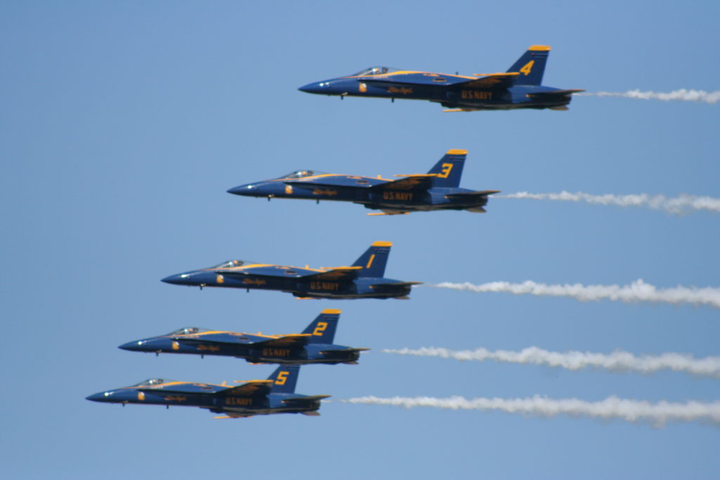 Blue Angels in Formation