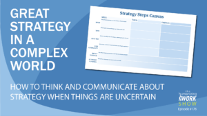 Great Strategy in a Complex World thumbnail, with an image of the Strategy Canvas