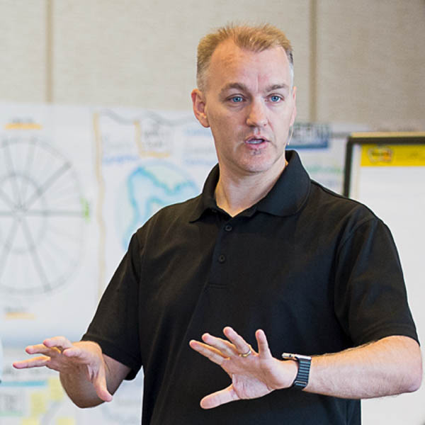 Peter facilitating